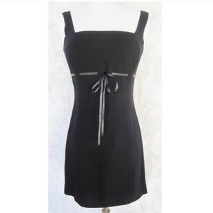 BEBE Black Bow Mini Dress